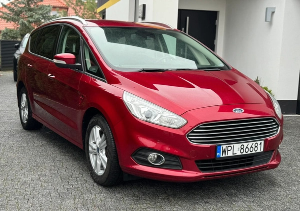 Ford S-Max cena 63500 przebieg: 199000, rok produkcji 2017 z Płock małe 704